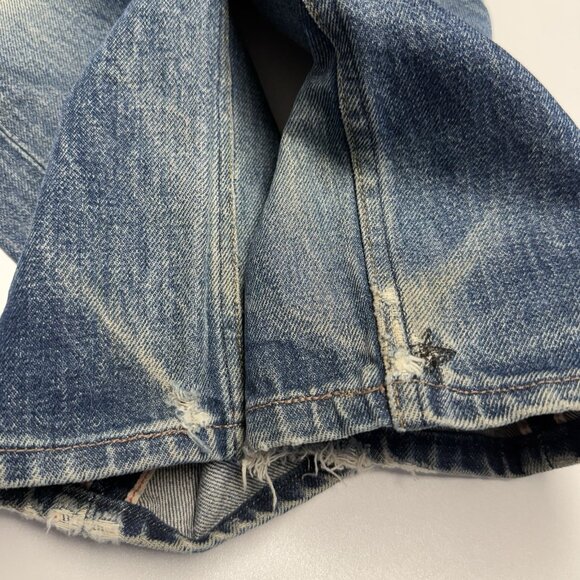 APC New Standard Selvedge Jeans Mens 28 Distressed Denim - Picture 7 of 16